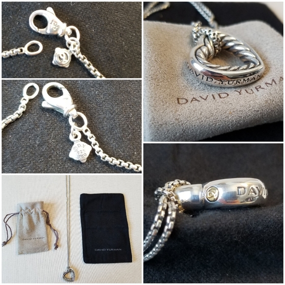 DAVID YURMAN Cable Heart Pendant Necklace - Picture 5 of 5